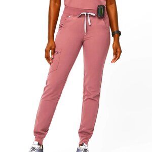Figs Technical Collection Zamora Jogger Scrub Pants in Mauve Size 3XL